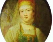 弗拉基米尔 波罗维科夫斯基 : Christina, the Peasant Woman from Torzhok